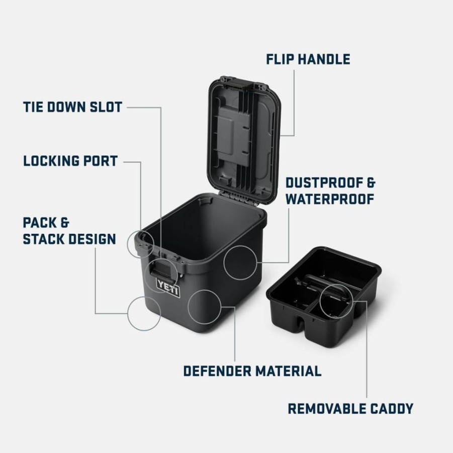 YETI Loadout GoBox - Durable Waterproof Storage Box for Outdoor Adventures