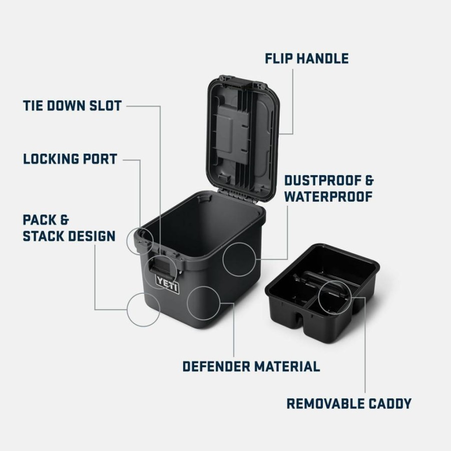 YETI Loadout GoBox - Durable, Waterproof Storage Box for Outdoor Adventures