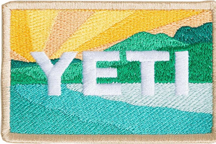 YETI 2" x 3" Hook and Loop Patch - Durable Branded Velcro Patch for Gear and Accessories