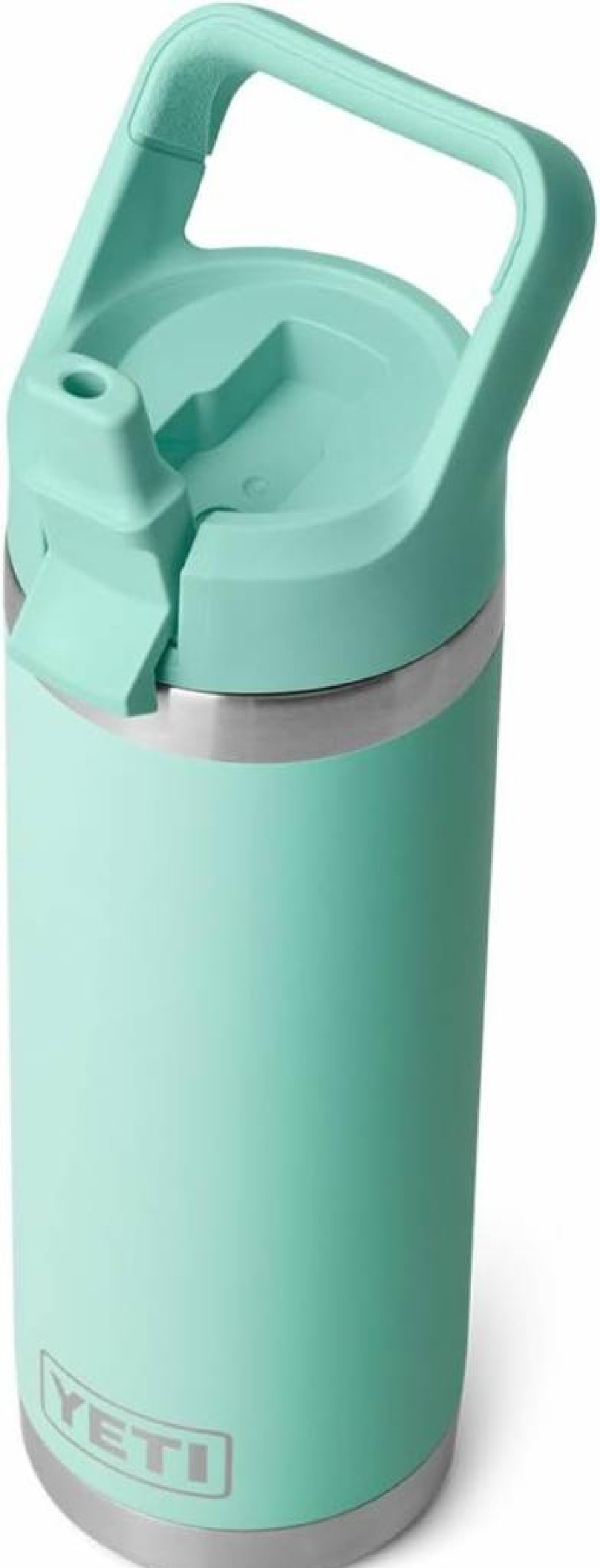 YETI Rambler 18 Oz Stainless Steel Vacuum Insulated Water Bottle with Straw Cap, Cape Taupe - Leak Proof & Durable Design