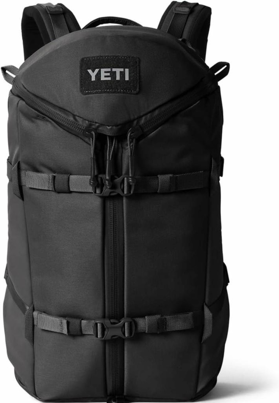 YETI Ranchero 22L Backpack - Durable, All-Day Utility Pack for Adventure & Travel, Structured Design in Black