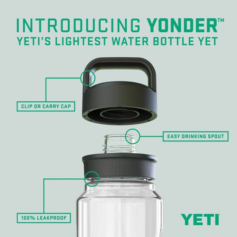 YETI Yonder Water Bottle - Lightweight, Leakproof, BPA-Free with Chug Cap for Hydration On The Go