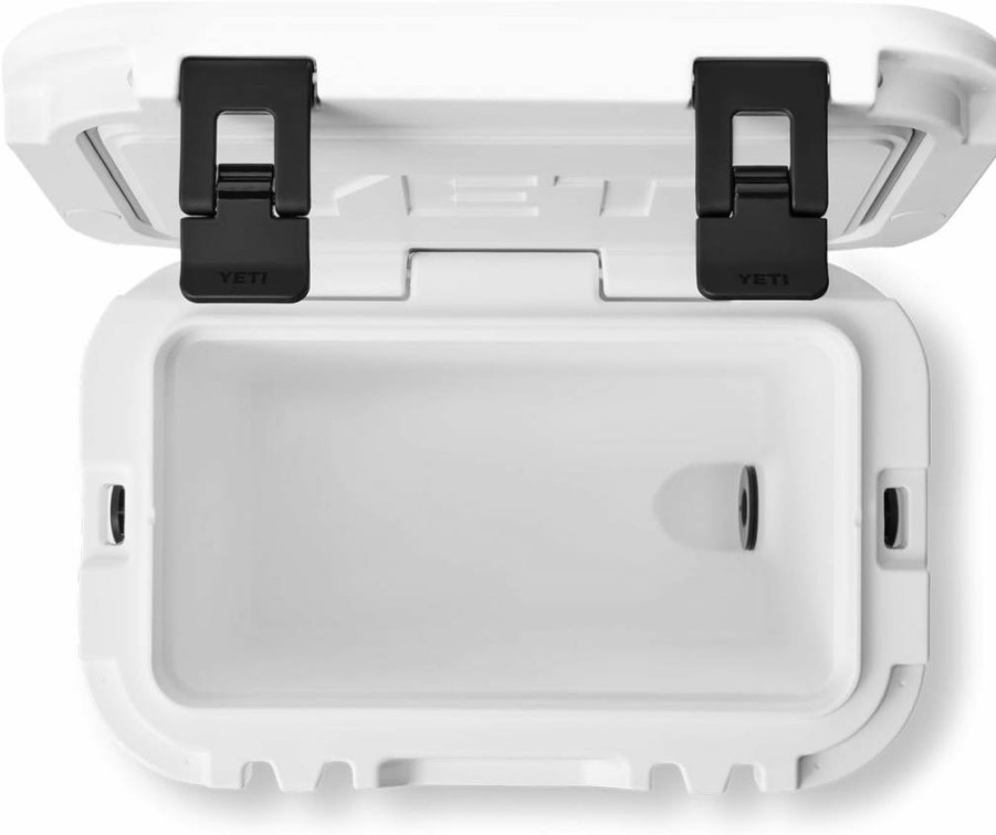 YETI Roadie 15 Hard Cooler with Thin Ice Packs - Portable, Durable, White Outdoor Cooler for Camping and Adventures