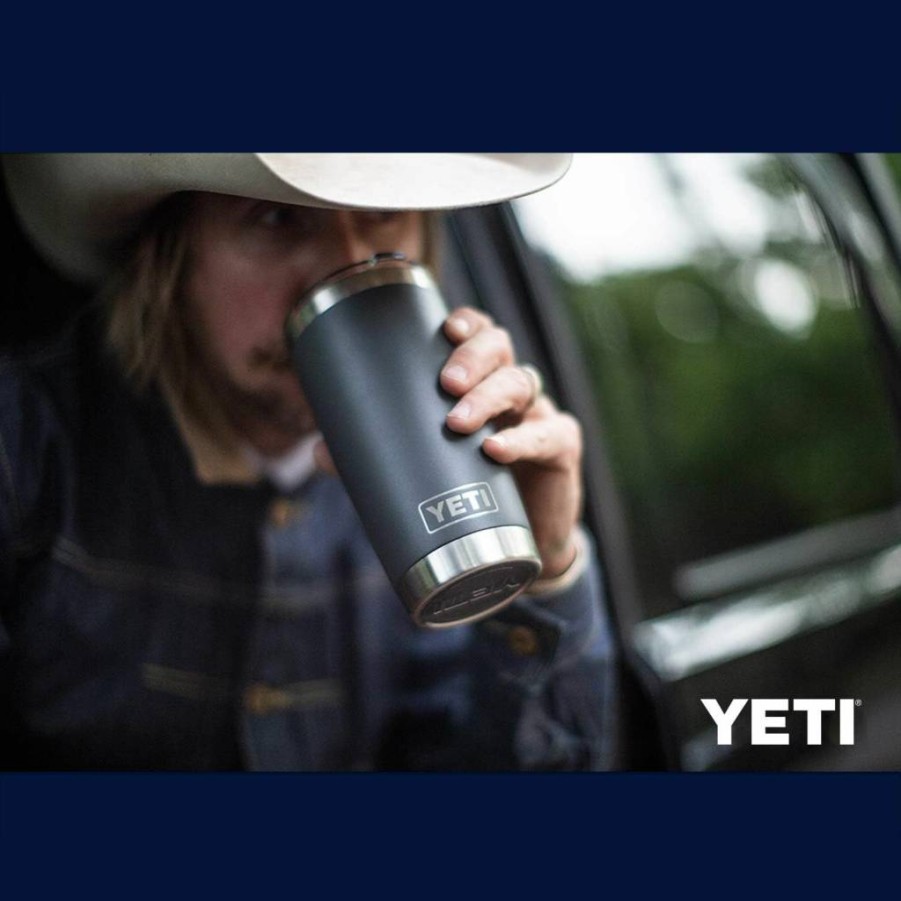 YETI Rambler 20oz Stainless Steel Vacuum Insulated Tumbler with MagSlider Lid - Double-Wall Insulation, Leak-Proof, BPA-Free