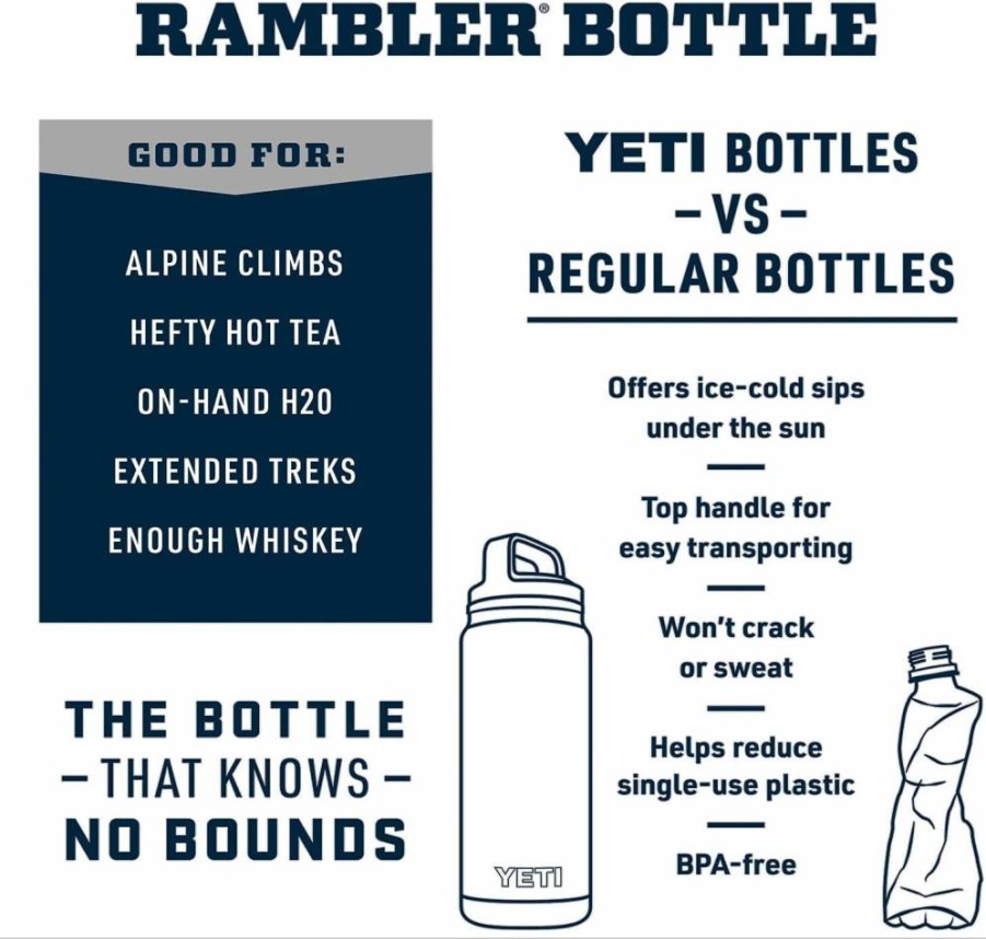 YETI Rambler 64 Oz Stainless Steel Water Bottle with Chug Cap - Vacuum Insulated, Leakproof, Low Country Peach Color