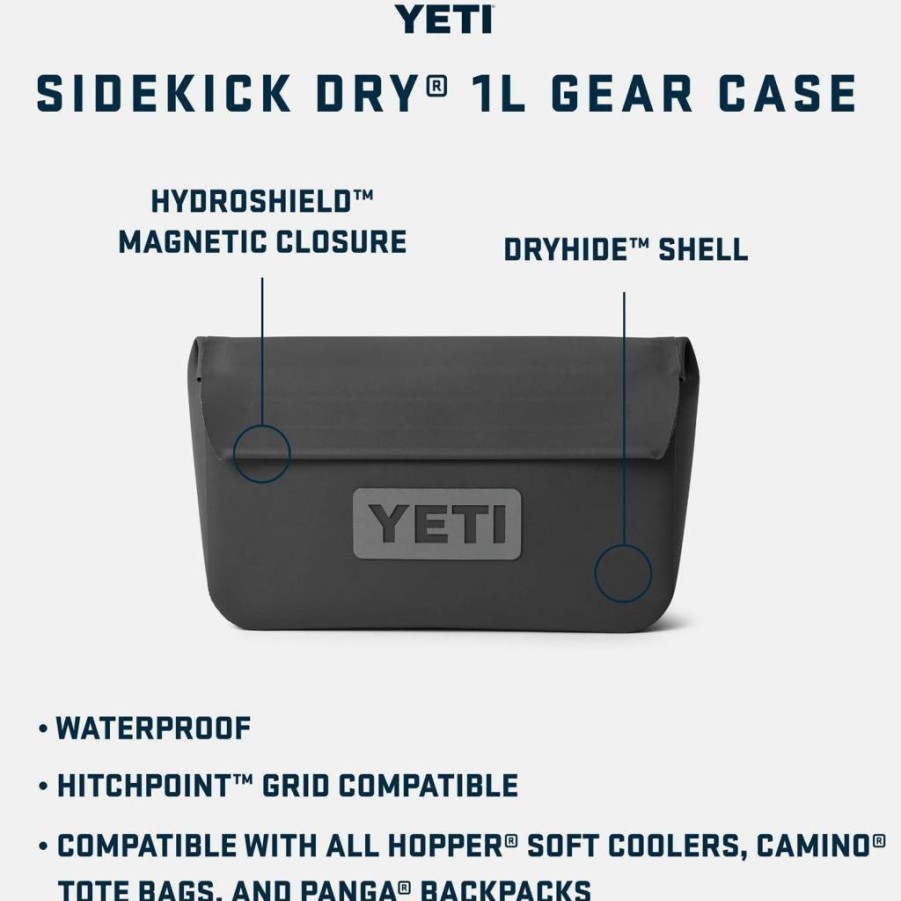 YETI Sidekick Waterproof Dry Bag - Durable Gear Case for Outdoor Adventures
