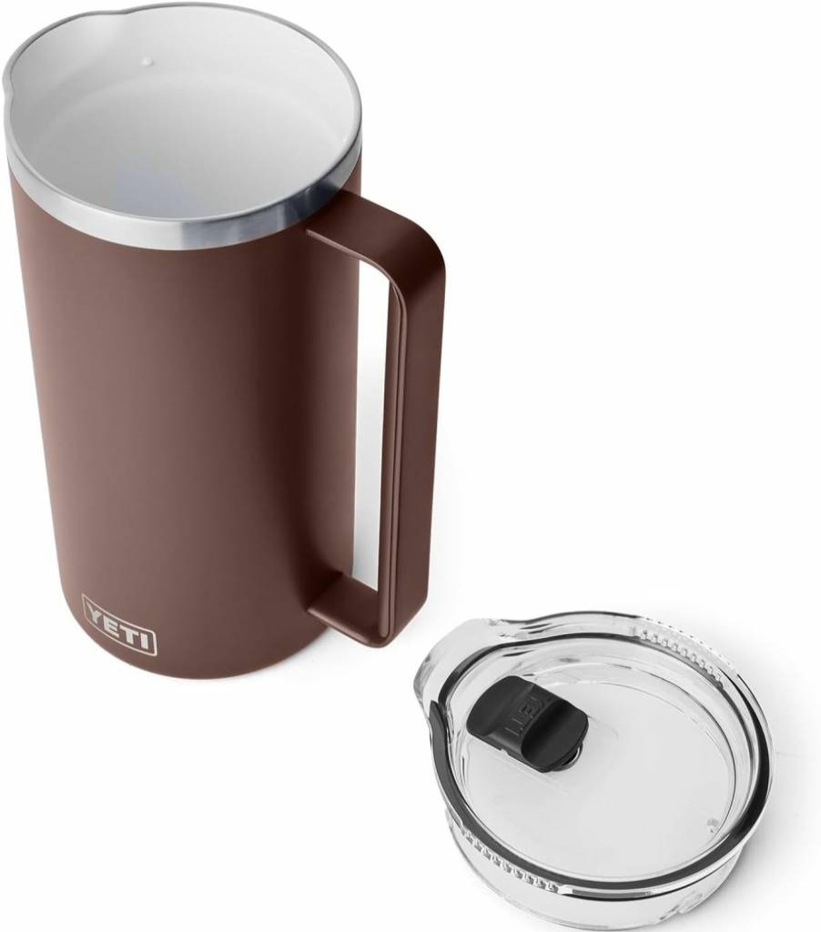 YETI Rambler 34 Oz Insulated Stainless Steel Pitcher with MagSlider Lid - Navy Blue, Leak-Proof, BPA-Free, Outdoor Drinkware for Home & Camping