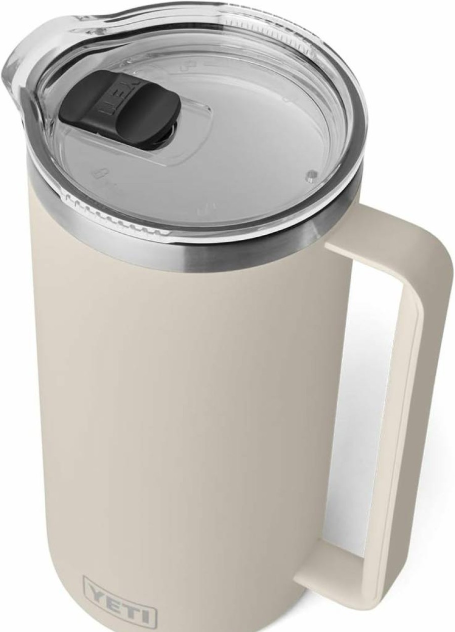 YETI Rambler 34 Oz Insulated Stainless Steel Pitcher with MagSlider Lid - Navy Blue, Leak-Proof, BPA-Free, Outdoor Drinkware for Home & Camping