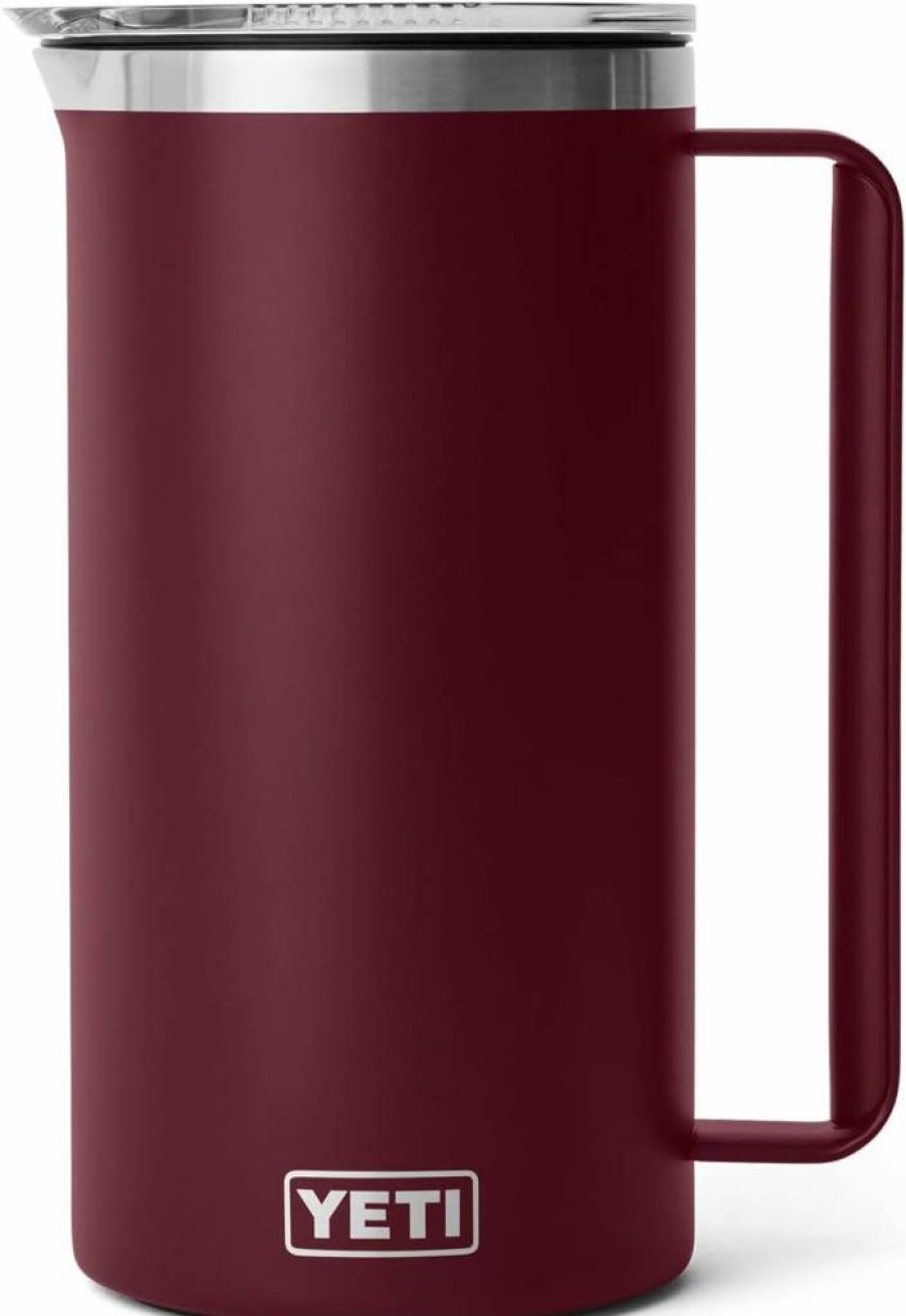 YETI Rambler 34 Oz Insulated Stainless Steel Pitcher with MagSlider Lid - Navy Blue, Leak-Proof, BPA-Free, Outdoor Drinkware for Home & Camping
