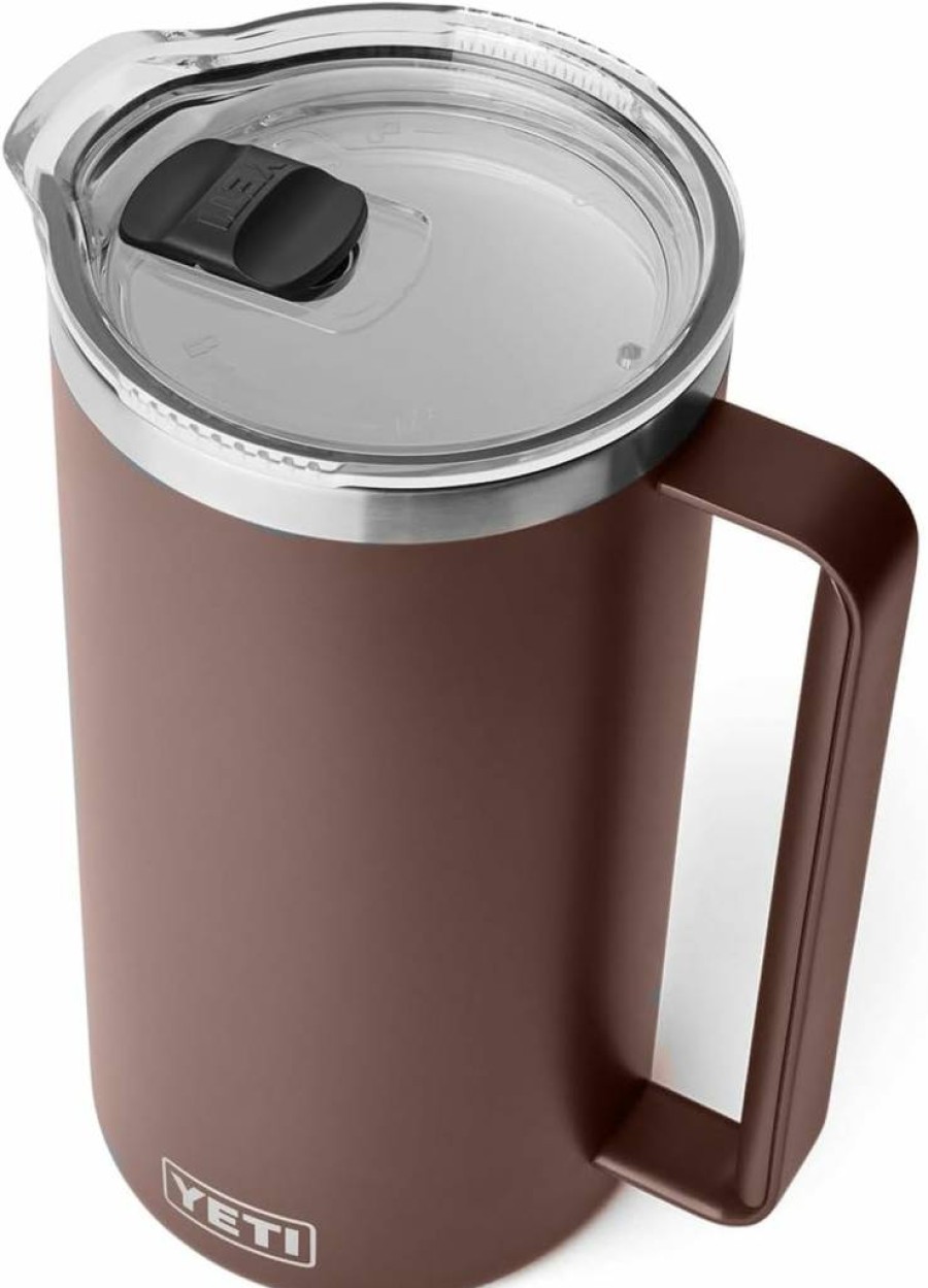 YETI Rambler 34 Oz Insulated Stainless Steel Pitcher with MagSlider Lid - Navy Blue, Leak-Proof, BPA-Free, Outdoor Drinkware for Home & Camping
