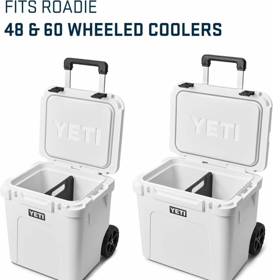 YETI Roadie 48 & 60 Wheeled Cooler Divider and Cutting Board Accessory for Outdoor Adventures