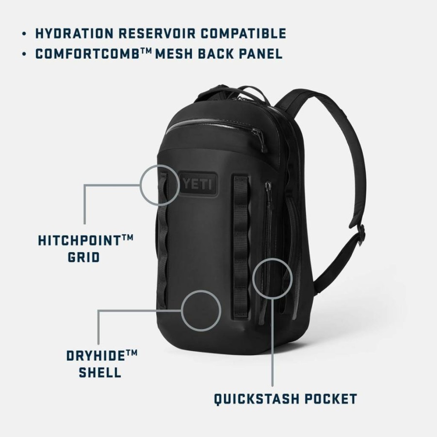 YETI Cayo 25L Backpack - Weatherproof Olive Green Daypack for Outdoor Adventures & Daily Use