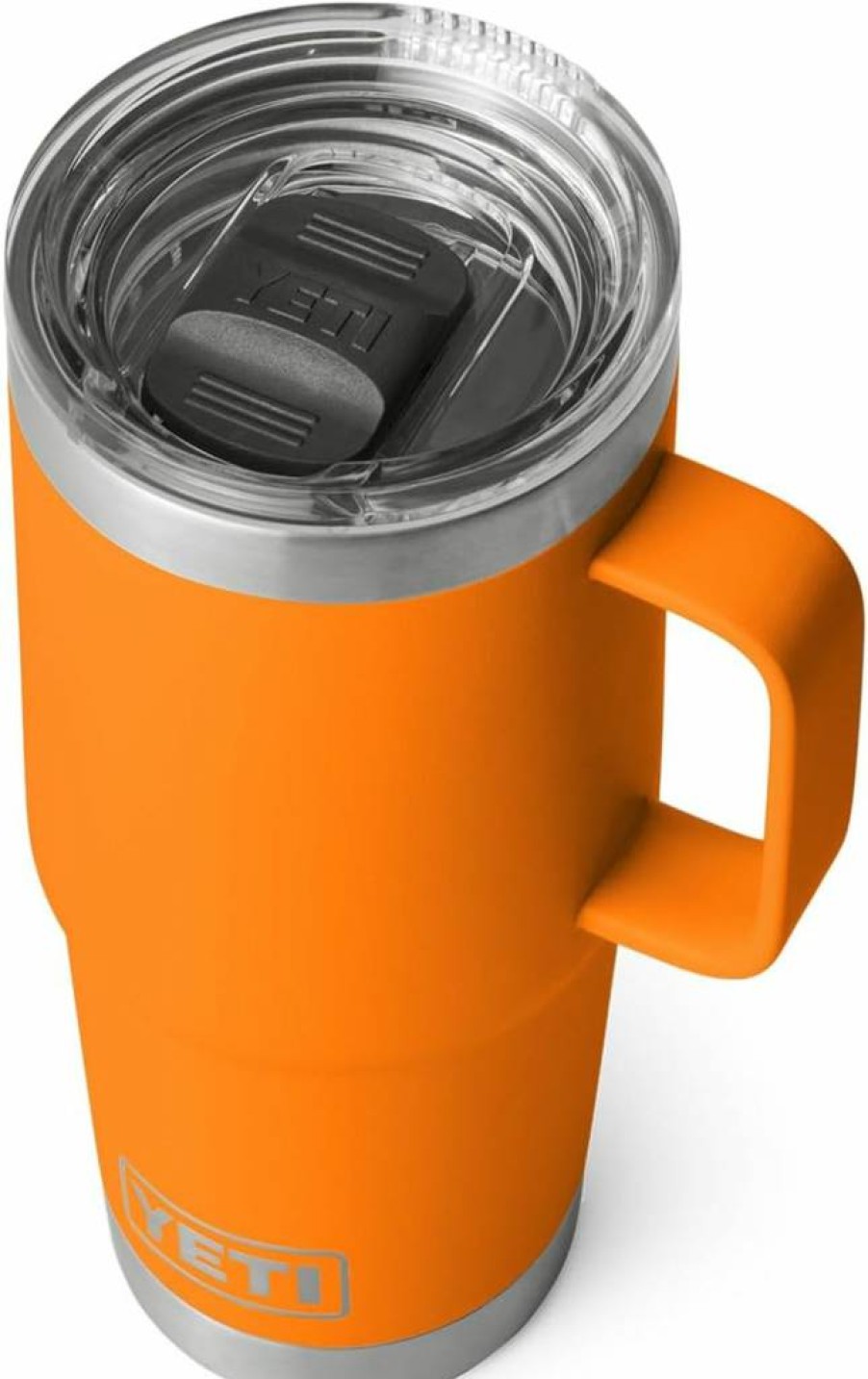 YETI Rambler 20oz Stainless Steel Vacuum Insulated Travel Mug with Stronghold Lid - Leak-Proof, Double-Wall Design for Hot & Cold Beverages