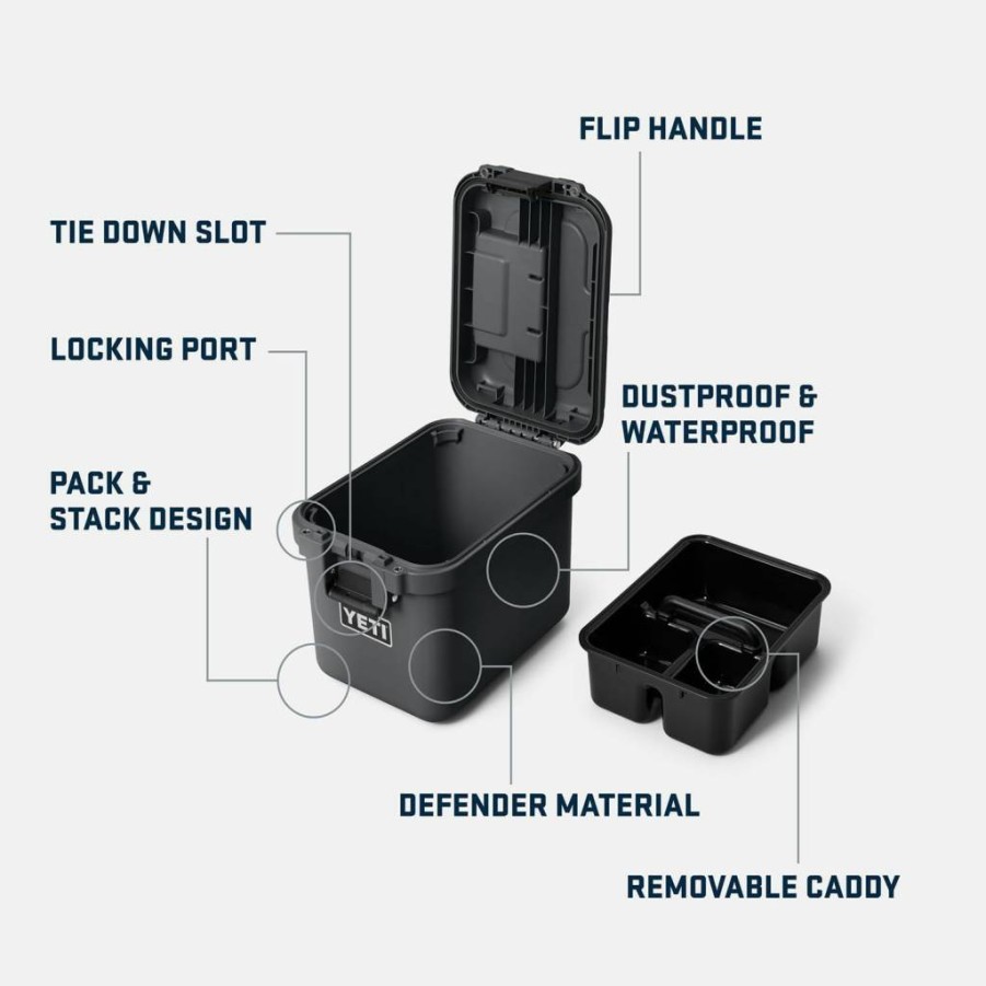 YETI Loadout GoBox - Durable Waterproof Storage Box for Outdoor Gear and Equipment