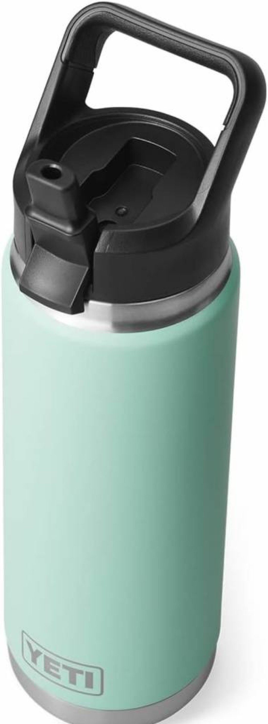 YETI Rambler 26 Oz Stainless Steel Vacuum Insulated Water Bottle with Straw Cap, White