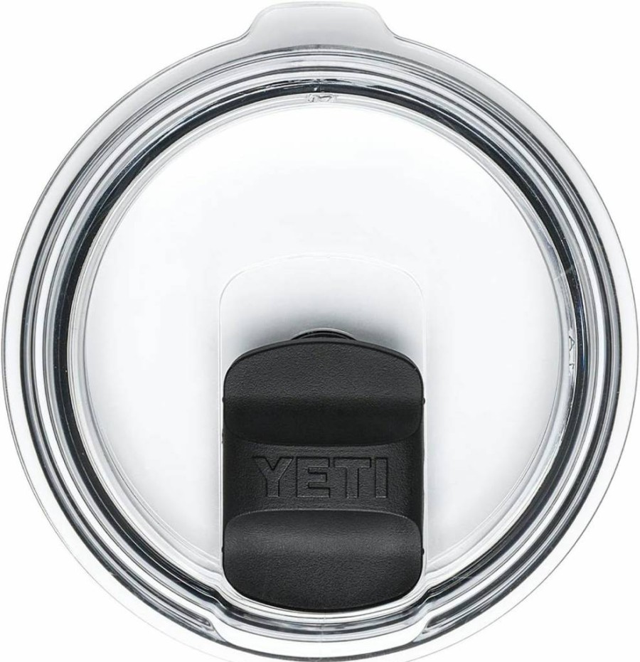 YETI Rambler 10 Oz Wine Tumbler Lid with MagSlider Cover - Leak-Proof Plastic Replacement Top