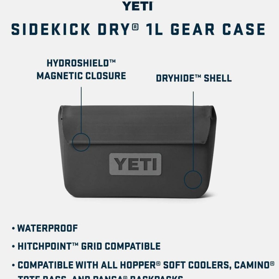 YETI Sidekick Waterproof Dry Bag - Durable Gear Case for Outdoor Adventures