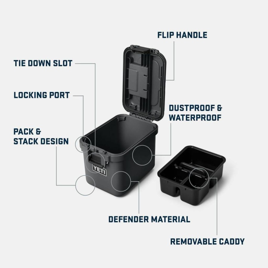 YETI Loadout GoBox - Durable Outdoor Storage Container for Adventure Gear & Equipment