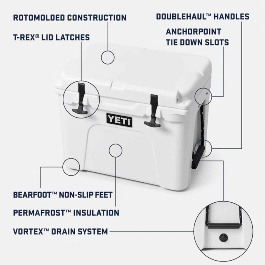 YETI Tundra 35 Quart Cooler - Premium Hard Cooler with Unmatched Ice Retention for Outdoor Adventures