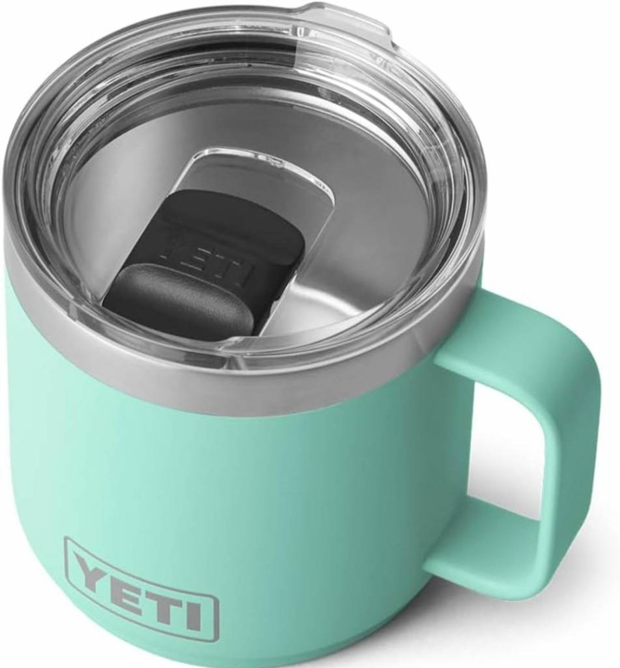 YETI Rambler 14 Oz Stainless Steel Stackable Mug with MagSlider Lid - Vacuum Insulated Travel Cup
