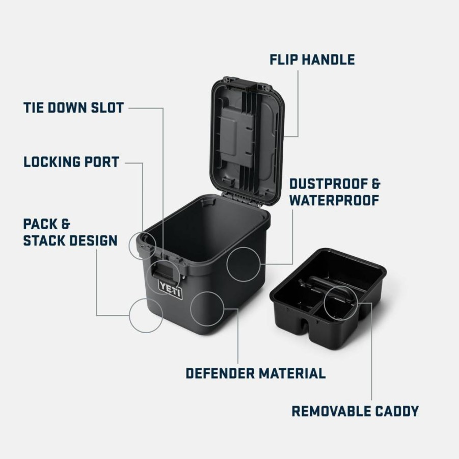 YETI Loadout GoBox - Durable, Waterproof Storage Box for Outdoor Adventures