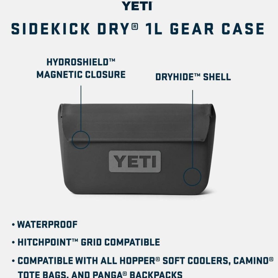 YETI Sidekick Waterproof Dry Bag - Durable Gear Case for Outdoor Adventures