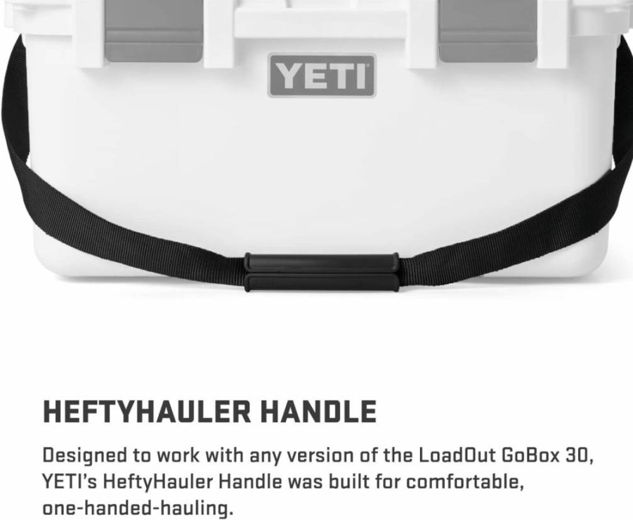 YETI Loadout GoBox 30 Handle Replacement - Durable Black Polyester/Nylon Classic Style Accessory for YETI GoBox 30