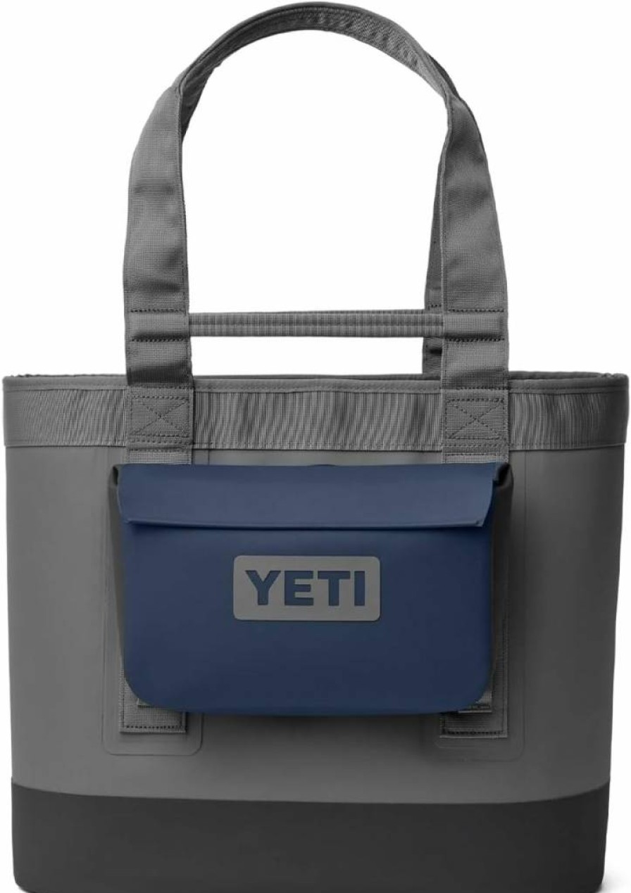 YETI Camino 35 Carryall Tote Bag with Sidekick Pocket - Storm Gray & Navy Bundle - Waterproof Outdoor Gear
